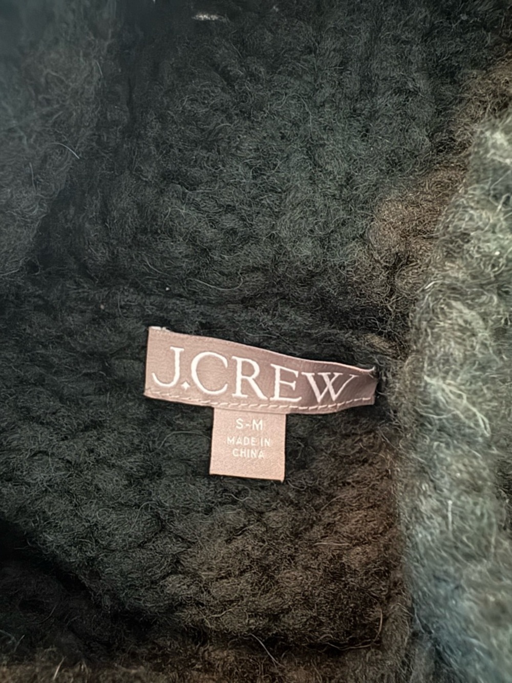 J. Crew Oversized Turtleneck Sweater Textured Yarn Alpaca Wool Pine Green
S/M - Picture 8 of 12